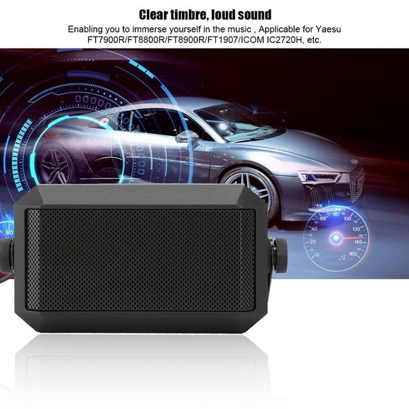 Altavoces Transparentes De Timbre, Altavoz De Automóvil Liviano Duradero, Para La Música, Reproduce La Radio Del Automóvil