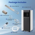 thumbnail image 3 of Costway 10000 BTU 3 in 1 Portable Air Conditioner with Fan & Dehumidifier Mode Sleep Mode LED Display, 3 of 10