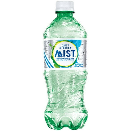 Diet Sierra Mist 20 fl. oz. Plastic Bottle