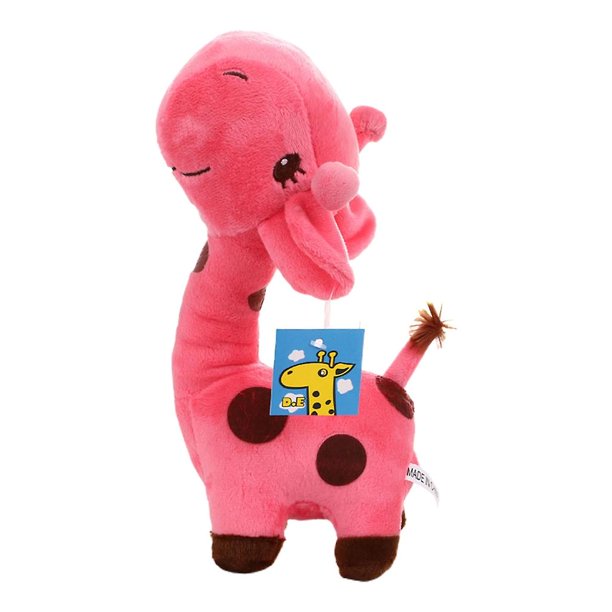 28cm Muñeco de peluche de dibujos animados, juguete colgante de jirafa, juguete agradable para niños