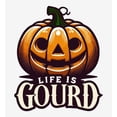 thumbnail image 5 of Halloween Life is Gourd Adult White Long Sleeve Hoodie-Medium, 5 of 6