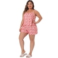 thumbnail image 3 of DARING DIVA Women's Plus Size Strawberry Pattern Pajamas Set 4X Pink, 3 of 6