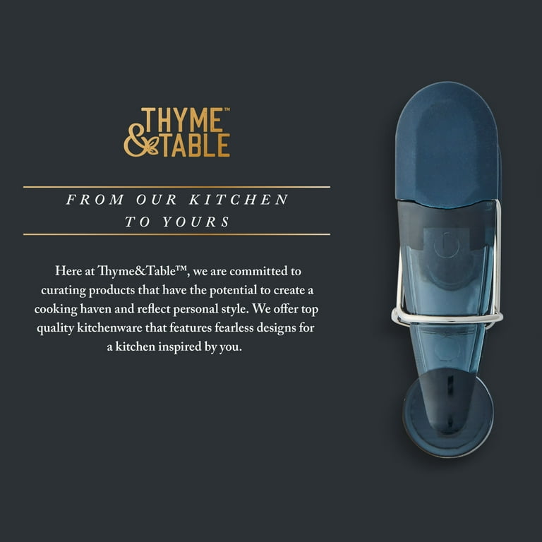 Thyme & Table 15-Piece Magnetic Bag Clip Set, Color-Coded Food