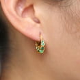 thumbnail image 3 of Geemwin 925 Silver Needle Circle Ear Buckle Ear Studs Female Personality Style Simple and Versatile Cold Style Earrings, 3 of 5