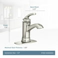 thumbnail image 3 of Hensley Single Hole Single-Handle Bathroom Faucet In Spot Resist Brushed Nickel, 3 of 12