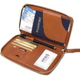 thumbnail image 3 of Rfid Passport Wallet Case, Zippered Anti-theft Passport Bag, Travel Essentials, 3 of 6