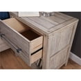 thumbnail image 3 of American Woodcrafters Aurora White-washed Wood 1-drawer Nightstand, 3 of 7