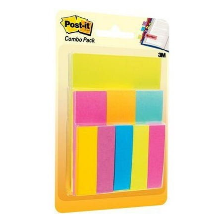 - Post-it Notes and Tabs Combo Pack, Assorted Sizes and Colors,