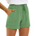 thumbnail image 2 of fvwitlyh Leather Shorts for Women High Waist Women's 5 Inch Inseam Chino Short, 2 of 5