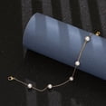 thumbnail image 2 of Pearl Titanium Steel Anklet Female Accessories Women's Beach Jewelry, 2 of 2