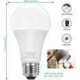thumbnail image 2 of shiyou-E26 LED Bulbs, 60W Equivalent Medium Base Light Bulbs, Non-Dimmable, Daylight White 5000K, 9W Bright White LED Bulbs for Home Lighting Lamp, 4-Pack, 2 of 4