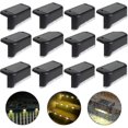 thumbnail image 1 of 12 Pcs Waterproof Solar Fence Light, Stair Light, Ip65 Led Solar Garden Lights, 1 of 5