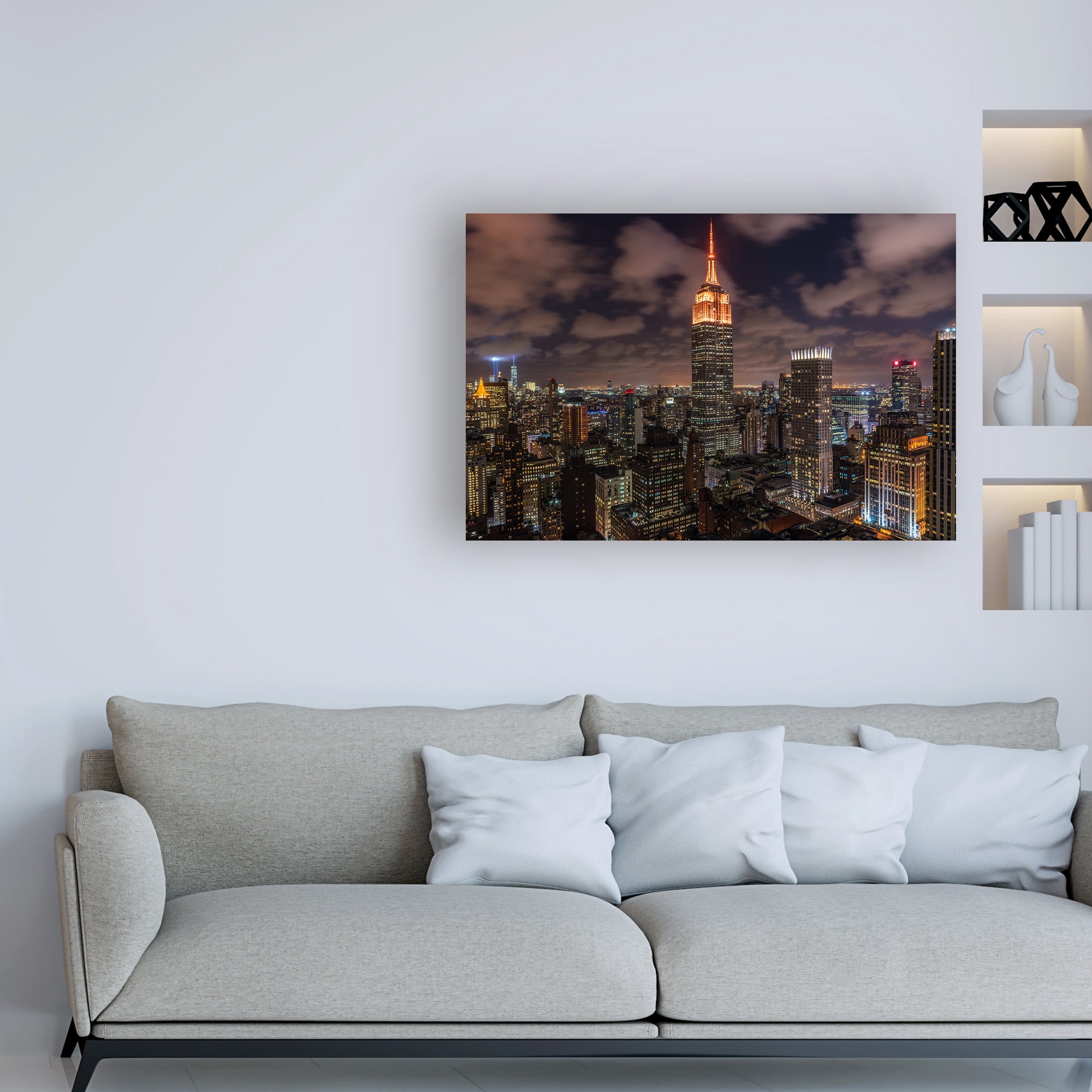Trademark Fine Art 'Orange 9-11' Canvas Art by Bruce Gett
