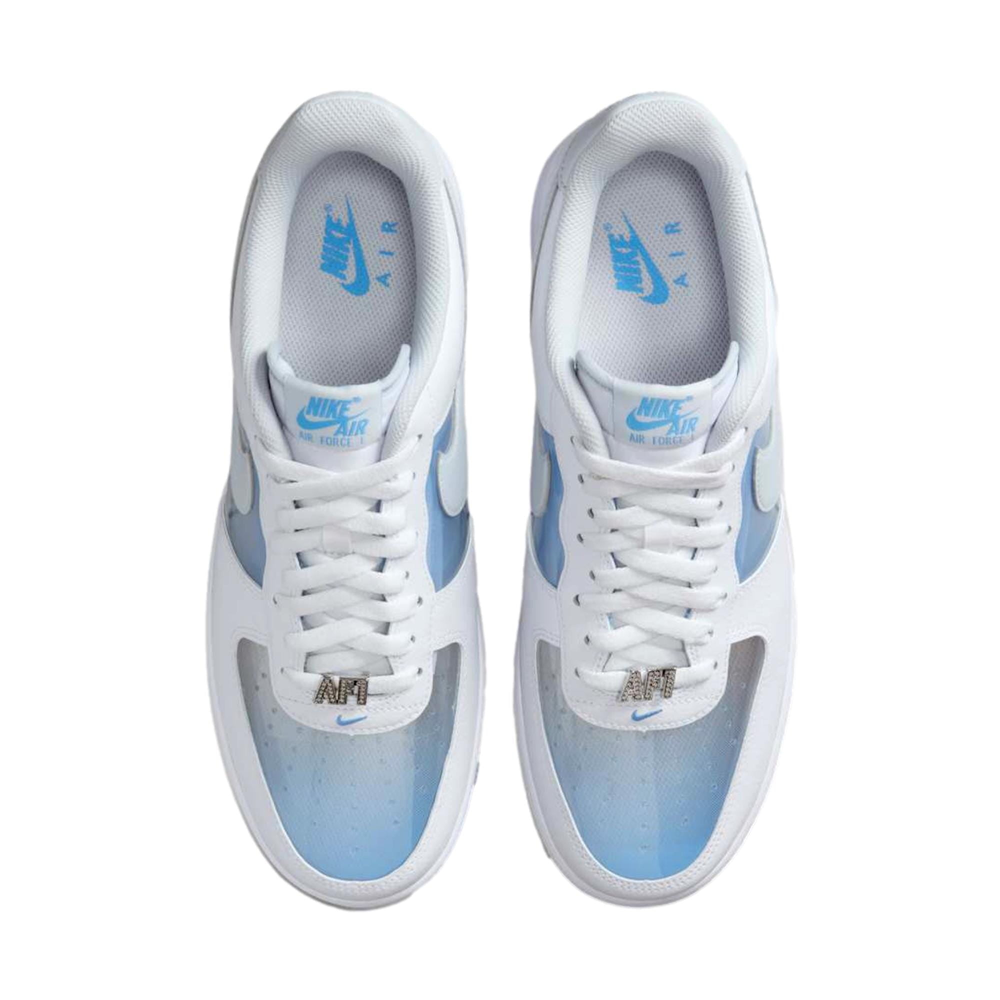Nike Air Force 1 Retro QS White / Pure Platinum  IB5724-100 Men's Size 6.5