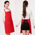 thumbnail image 2 of Zootealy Apron Pure Color Kitchen Apron Big Pocket Adult Apron Kitchen Accessories 1pcs, 2 of 8