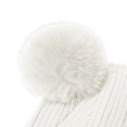 thumbnail image 5 of Ccpelsie Little/Big Kids Winter Hat Scarf Gloves Set - Girls Boys Beanie Hat Knit Warm Cap for Children(White,One Size), 5 of 7