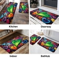 thumbnail image 3 of YIMEIS Heart 15.7''*23.6''/17.7''*47.2'' 2-Piece Flannel Mat Set, Non-Slip, Combo Rug for Bathroom Door & Aisle, 3 of 7