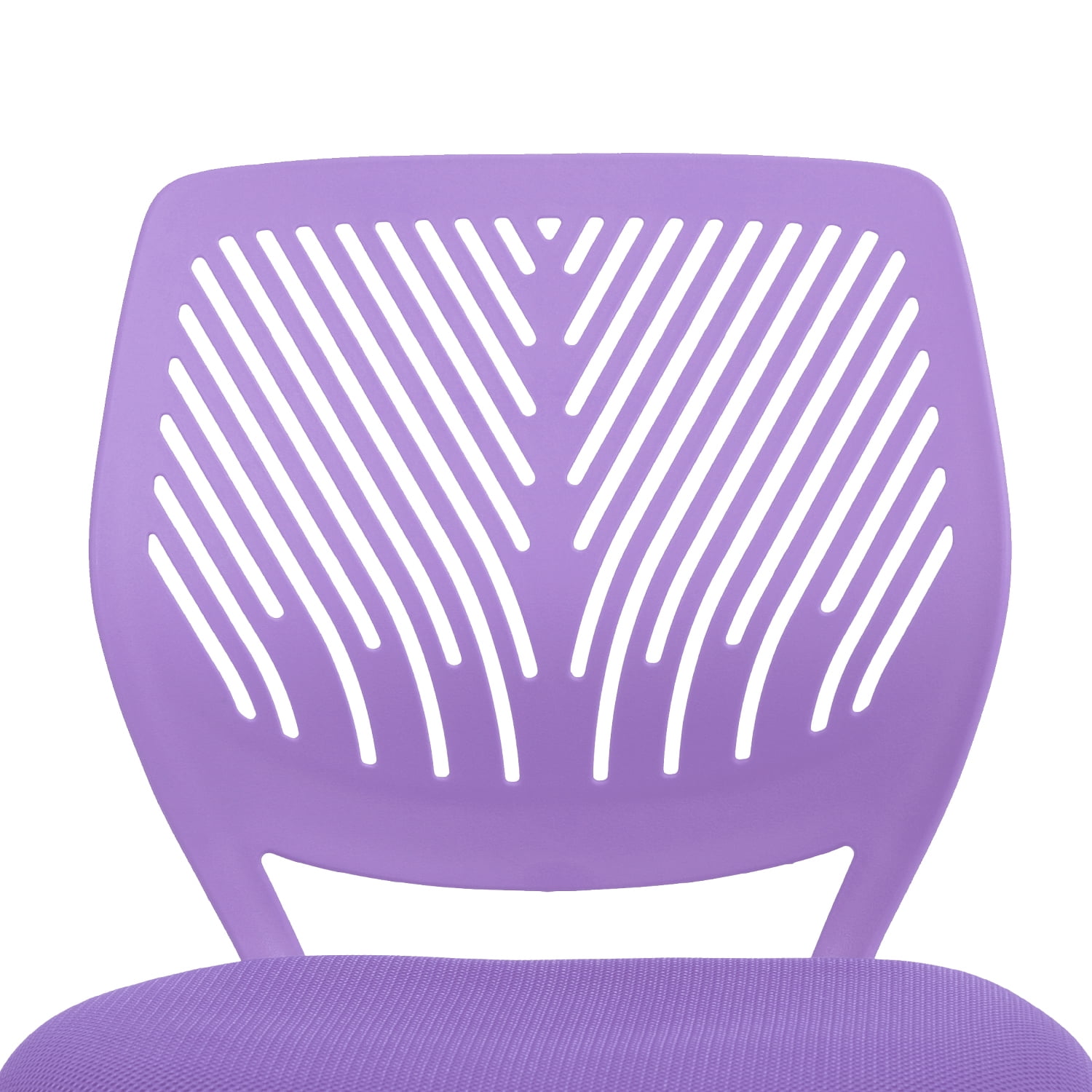 Adjustable Office Chair with Rolling Wheels, Ergonomic Desk Chair Rotating Seat and Comfortable Backrest for Home & Office, Purple