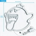 thumbnail image 5 of Neon Sign King Boo The Ghost Face LED Neon Light Mario Lamp Acrylic Sign for Game Room Decor Gaming Light Accessory Gifts for Boy Room Decor (White), 5 of 5