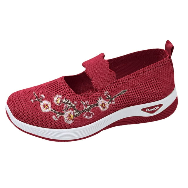 Women's Slip On Sneakers Orthopedic Arch Support Casual Walking Soft