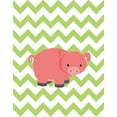 thumbnail image 2 of Robinson, Tamara 26x32 White Modern Wood Framed Museum Art Print Titled - Chevron Pig, 2 of 4