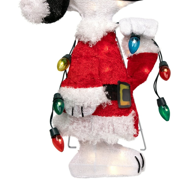 スヌーピーサンタ　イルミネーション 24-Lighted-Santa-Snoopy-with-