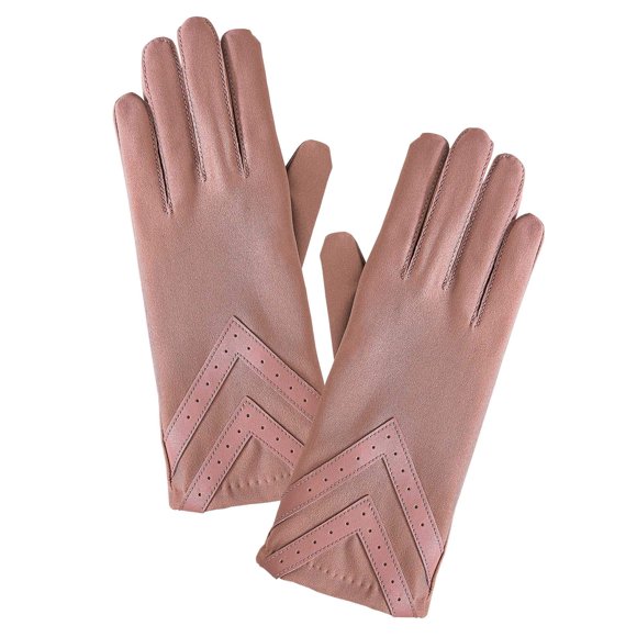 Isotoner Classic Stretch Gloves, Blush, Large/Extra Large