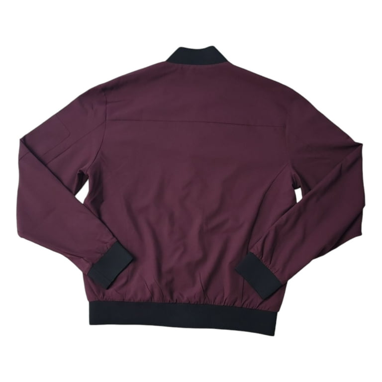 Express Men's Lightweight Long Sleeve Full Zip Bomber Jacket
