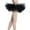 Black, variant on RUTAYY Women Tutu Skirt Adult Dance Fluffy Dkirt 5 Pieces Mash Soild Mesh Skirt Solid Color Flowy Swing Pleated Beach Skirts