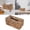 Khaki, variant on Lloopyting Kleenex Tissues Boxes Paper Towel Holder Woven Water Hyacinth Handkerchief Box Tape Woven Rattan Cover Paper Box Storage Box Paper Box Household Tissue Box Toy Storage Organizer Brown