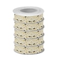 thumbnail image 2 of 5 Rolls Christmas Ribbon 1.5 inch Wide Decorative Ribbon for Gift Wrapping and Holiday Decorations Cute Bees and Honeycomb Pattern, 2 of 7