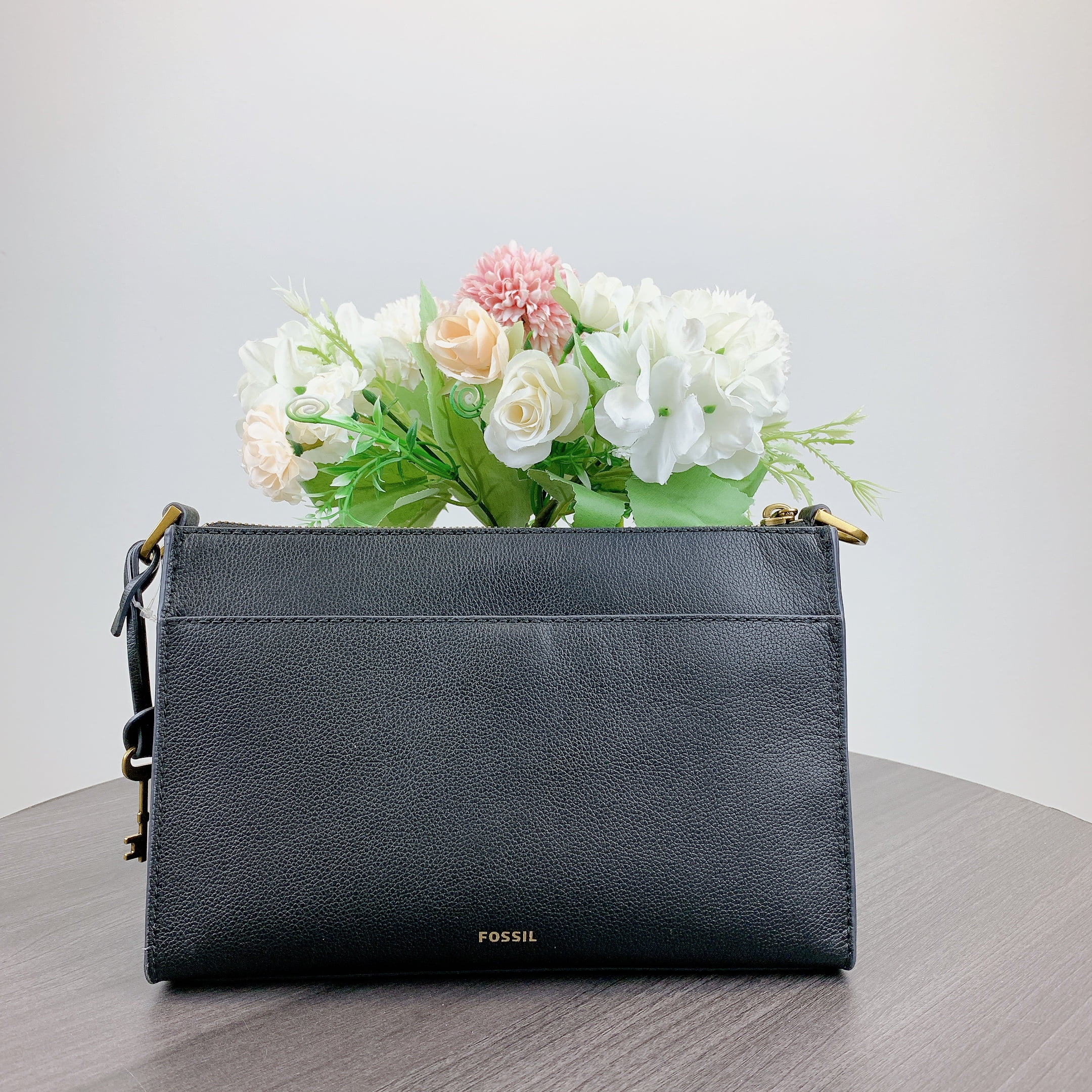 Fossil SHB3105001 Kiera Small Crossbody IN Black