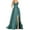 1-green dresses for women, variant on Women's Long Satin Slit Prom Dresses Long formal Dress Evening Party Spaghetti Straps Backless Slit Ball Gown with Pockets Yellow,XXL