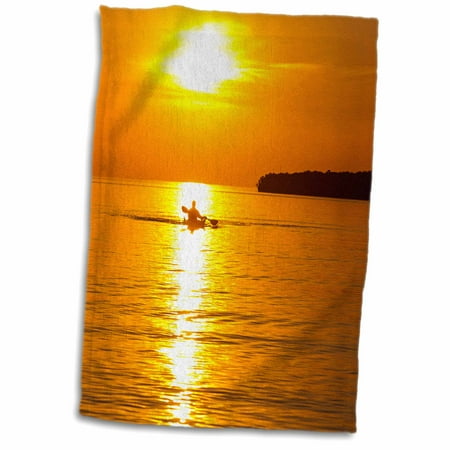 3dRose Kayak, Apostle Islands, Lake Superior, Wisconsin, USA - US50 CHA0063 - Chuck Haney - Towel, 15 by