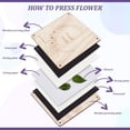 thumbnail image 4 of Kit de 50 piezas de papel para prensar flores de 20 x 25 cm, 10 piezas de papel de secado, 10 hojas de esponja, 30 piezas de papel de forro y juego de papel secante., 4 of 6