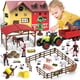 thumbnail image 1 of Set de juguetes Farm Animal Barn con remolque de tractor para niños de 3 a 7 años, 1 of 7