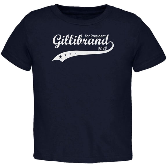 Election 2020 Kirsten Gillibrand for President Swoosh Toddler T Shirt Navy 4T