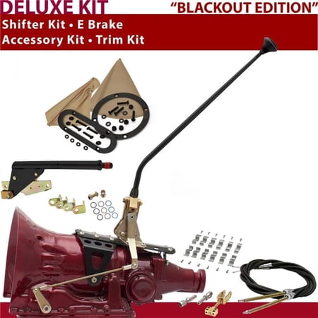 American Shifter AOD Shifter Kit Black 23 in. E Brake Cable Clamp Trim Kit for DC799