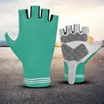 thumbnail image 1 of Guantes de bicicleta Guantes de equitación transpirables Equipo de ciclismo reflectante (Verde L), 1 of 5