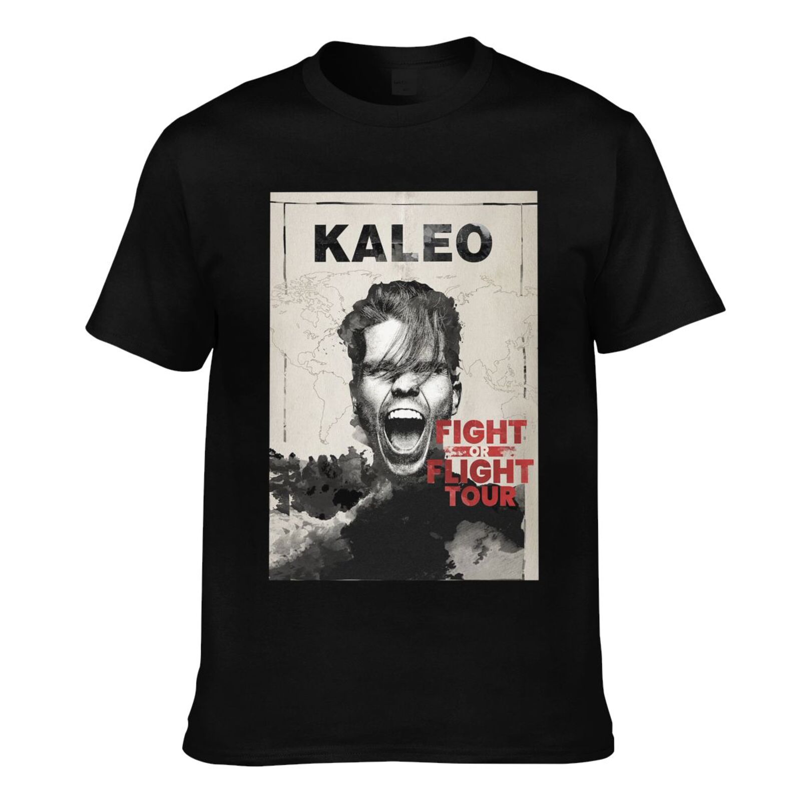 Men'S Twokal Kaleo Fight Or Flight American Tour 28 Official Tee Shirts Fashion T Shirt XLarge