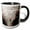 Black/White, variant on 3drose, Purple and Aqua Bokeh Sparkle with Internet Coding Overlay, 15oz Mug