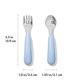 thumbnail image 5 of Set de tenedor y cuchara OXO Tot Dusk de acero inoxidable, 5 of 9