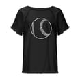 thumbnail image 4 of Camiseta de manga corta estampada casual para mujer OAVQHLG3B Store  lin121212, 4 of 5