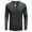 Dark Gray, variant on LYXSSBYX Men's Performance Long Sleeve Shirt Moisture Wicking Crew T-Shirt Beefy Muscle Basic Solid Pure Color Blouse Tee Top