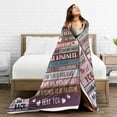 thumbnail image 5 of DAJU To My Daughter Throw Blanket Soft Fuzzy Fleece Blanket For Couch Bed Living Room Decoration(30*40inch), 5 of 6