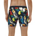 thumbnail image 4 of Salouo Parrot Pattern Men's Boxer Briefs, Soft & Breathable Underwear Elastic Waistband Briefs for Men,1-Pack, 4 of 7