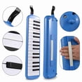 thumbnail image 1 of 32 32 Keys Melodica Instrument Melodica Air Piano Keyboard with Soft Blow Pipe Blowing Nozzles Melodica Wind Instruments with Carrying Bag for Beginners Adults Gift, 1 of 7