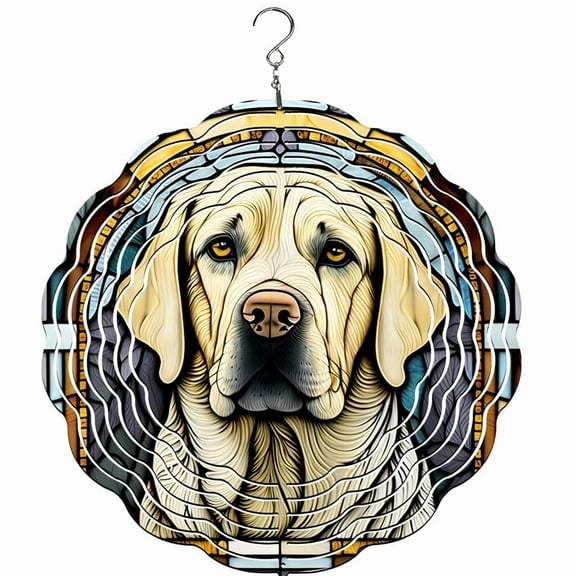 Labrador Retriever Wind Spinner, Garden Décor, Yard Décor, Porch Décor, Lab