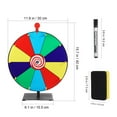 thumbnail image 3 of Prize Wheel Tabletop Spinning Wheel Roulette Wheel Carnival Prize Wheel Spinning Wheel For Prizes Party, 3 of 9