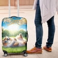 thumbnail image 4 of Happy Retirement with Persian Enjoy Life Rest Time Travel Luggage Cover Cat Lover Kitten Owner Gifts Suitcase Dust Protective Decor - 02027, 4 of 5